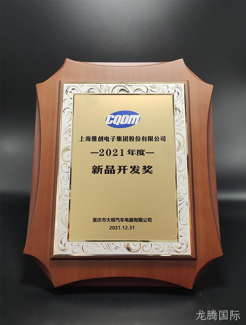 2021大明汽车电器新品开发奖